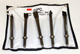Комплект длинных зубил для пневматического молотка (JAH-6833H), 5 предметов в Кемерове
